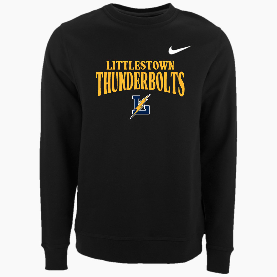 LITTLESTOWN HIGH SCHOOL THUNDERBOLTS Nike Men's Club Fleece Crew