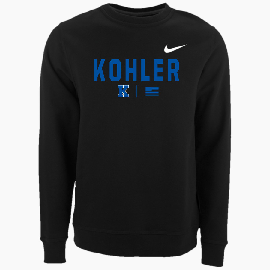 Kohler Bombers <span class="pdp-name-mascot">Kohler Bombers</span> Nike Men's Club Fleece Crew
