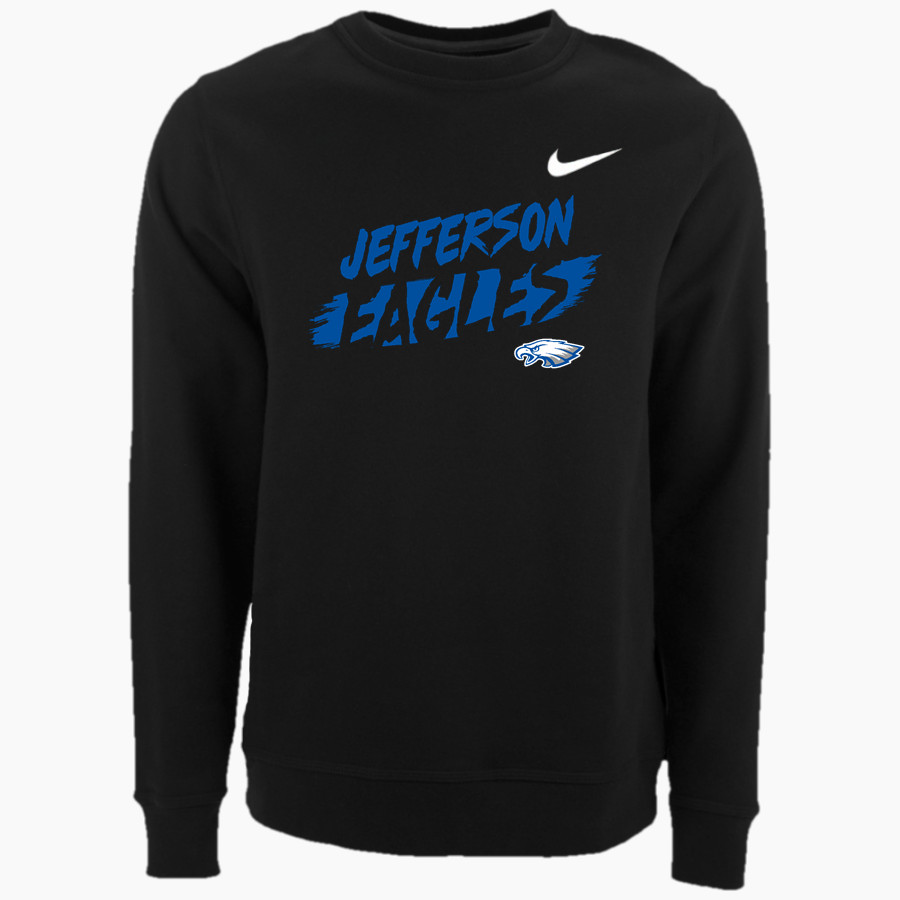 JEFFERSON CHRISTIAN ACADEMY EAGLES Nike Men's Club Fleece Crew