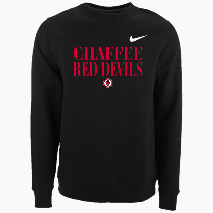 Chaffee Red Devils <span class="pdp-name-mascot">Chaffee Schools Red Devils</span> Nike Men's Club Fleece Crew