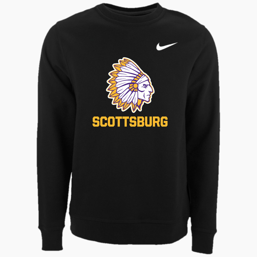 Scottsburg SMS Nike Men's Club Fleece Crew