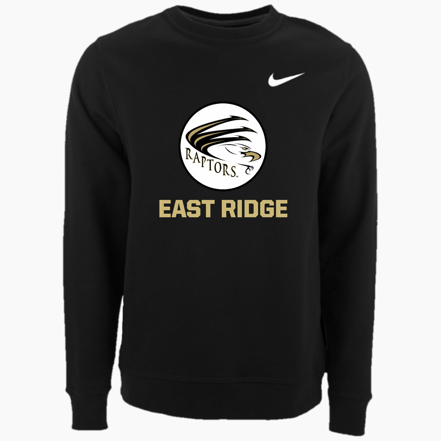 East Ridge Raptors Nike Men's Club Fleece Crew