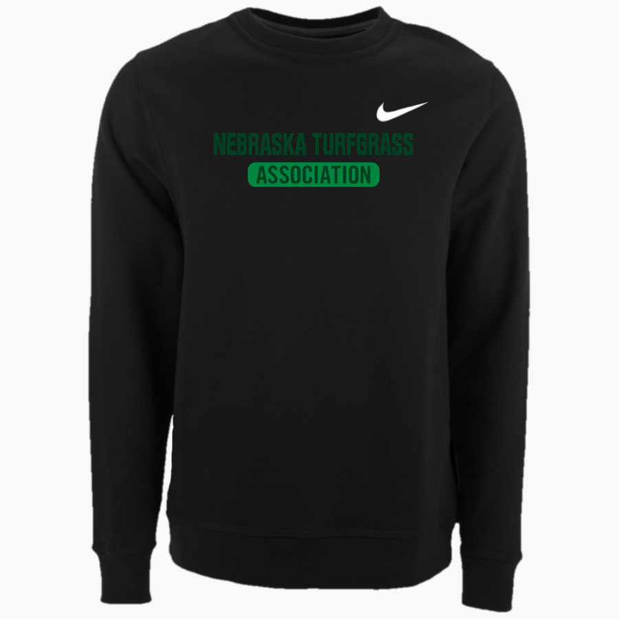 Nebraska Turfgrass Association Association <span class="pdp-name-mascot">Nebraska Turfgrass</span> Nike Men's Club Fleece Crew