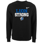 LAKESIDE CHRISTIAN SCHOOL LIONS <span class="pdp-name-mascot">LAKESIDE LIONS</span> Nike Men's Team Club Fleece Crew Front Thumbnail