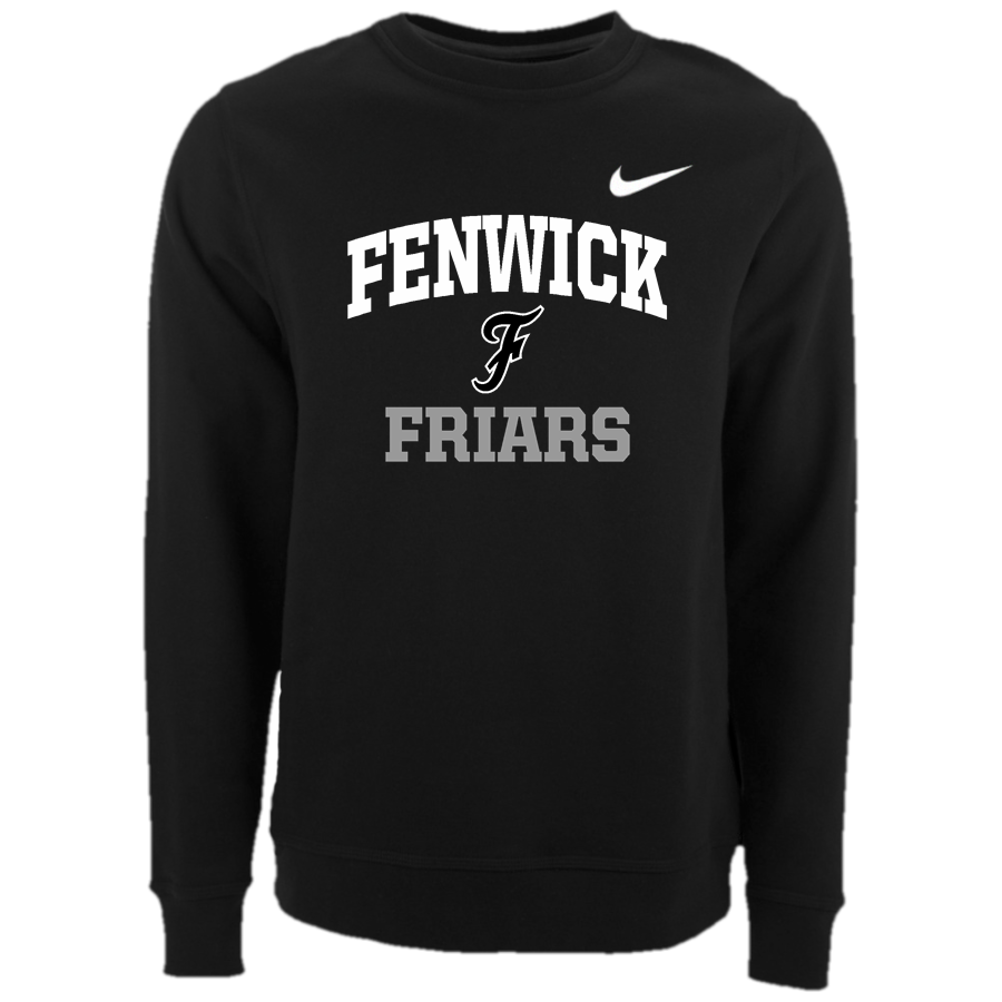 Fenwick Friars The Official Online Store <span class="pdp-name-mascot">Fenwick Friars</span> Nike Men's Team Club Fleece Crew