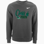 Jeremy Ranch Hawks <span class="pdp-name-mascot">Jeremy Ranch Elementary Hawks</span> Nike Men's Club Fleece Crew Front Thumbnail