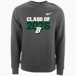 Binghamton University Nike Men's Club Fleece Crew Front Thumbnail