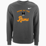 Holt Junior Rams Soccer Club Nike Men's Club Fleece Crew Front Thumbnail