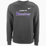 Warrenton Warriors Nike Men's Club Fleece Crew Front Thumbnail