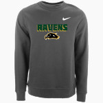 RCS High School Ravens <span class="pdp-name-mascot">RCS Indians</span> Nike Men's Club Fleece Crew Front Thumbnail