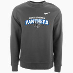 Zion Lutheran School Panthers Nike Men's Club Fleece Crew Front Thumbnail