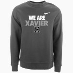 Xavier Falcons Nike Men's Club Fleece Crew Front Thumbnail