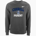 Carroll Rebels <span class="pdp-name-mascot">Carroll</span> Nike Men's Club Fleece Crew Front Thumbnail