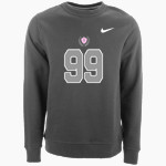 Toriography Dance TDC Nike Men's Club Fleece Crew Front Thumbnail