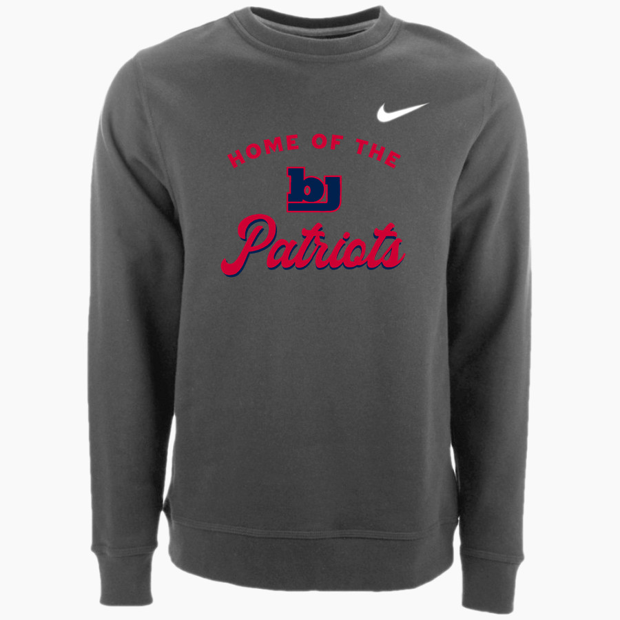 Bob Jones Patriots Nike Men's Club Fleece Crew