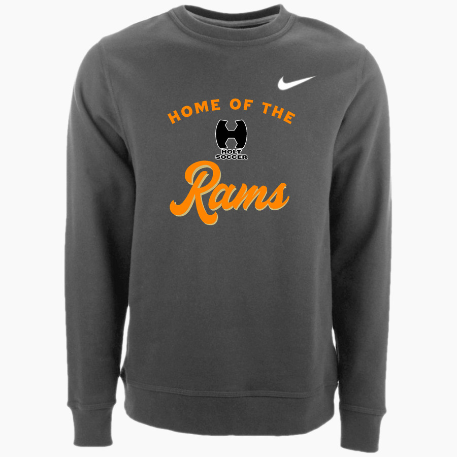 Holt Junior Rams Soccer Club Nike Men's Club Fleece Crew