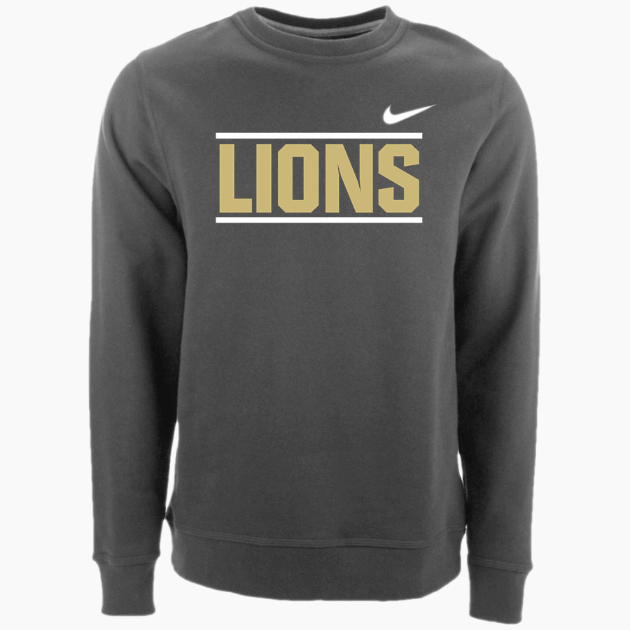 LEVERETTS CHAPEL HIGH SCHOOL LIONS Nike Men's Club Fleece Crew