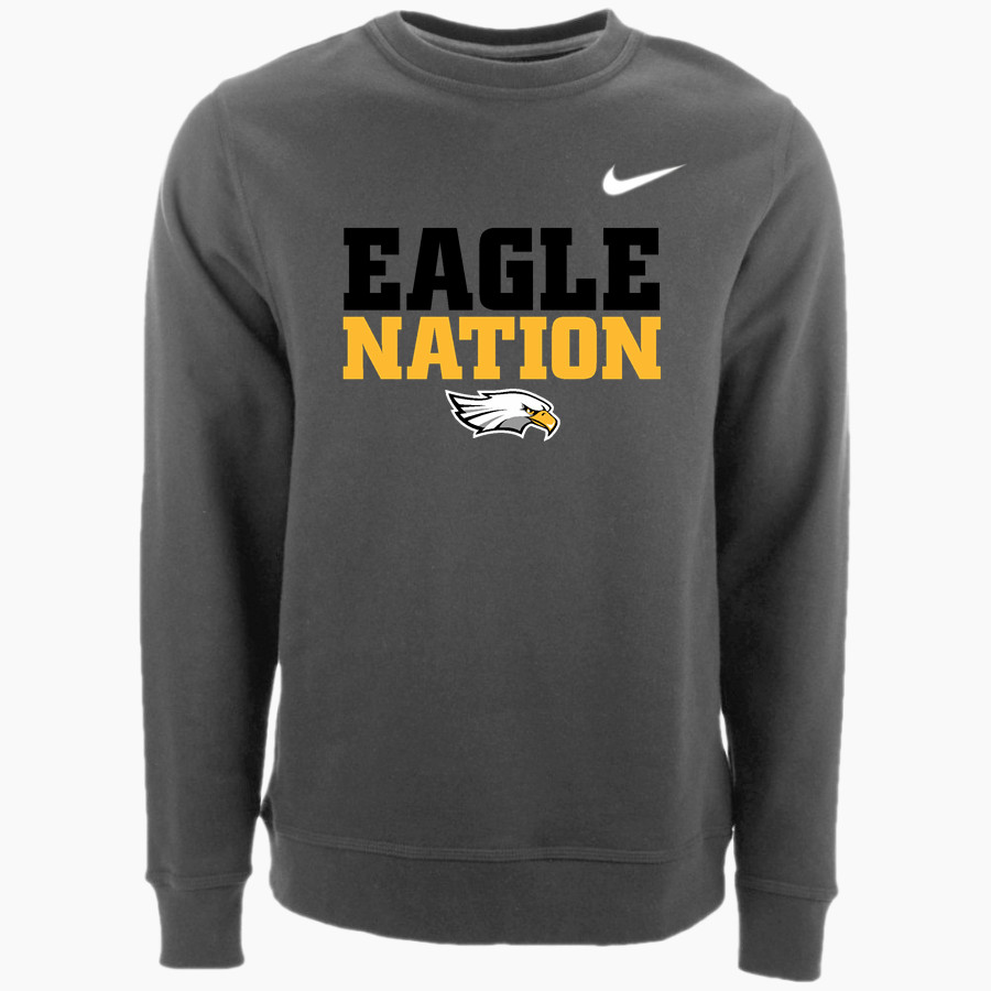Hawaii Baptist Eagles <span class="pdp-name-mascot">HBA Eagles</span> Nike Men's Club Fleece Crew