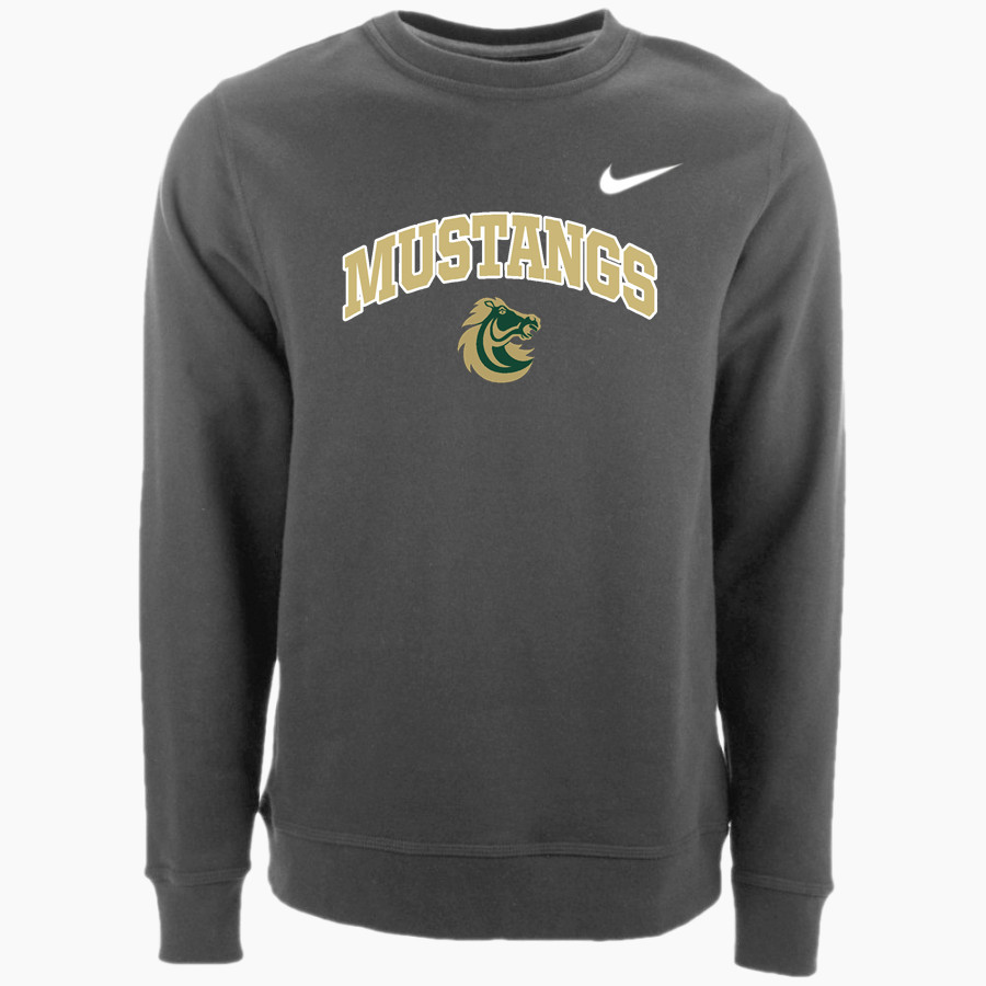 Monterey Trail Mustangs Nike Men's Club Fleece Crew