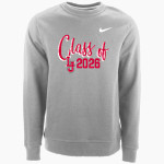 La Jolla Vikings Nike Men's Club Fleece Crew Front Thumbnail