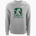 Drew Dragons Nike Men's Club Fleece Crew Front Thumbnail