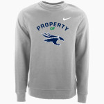 Reynolds Mountain Eagles Nike Men's Club Fleece Crew Front Thumbnail