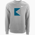 KENNY PIPE & SUPPLY Nike Men's Club Fleece Crew Front Thumbnail