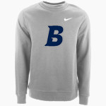 Brandeis Judges Online Store <span class="pdp-name-mascot">Brandeis Judges</span> Nike Men's Club Fleece Crew Front Thumbnail