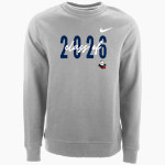 Oswalt Eagles Nike Men's Club Fleece Crew Front Thumbnail