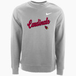 OROSI HIGH SCHOOL CARDINALS <span class="pdp-name-mascot">OROSI CARDINALS</span> Nike Men's Club Fleece Crew Front Thumbnail