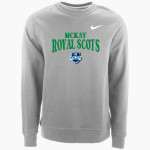 MCKAY HIGH SCHOOL ROYAL SCOTS Nike Men's Club Fleece Crew Front Thumbnail