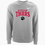 NETTLETON HIGH SCHOOL TIGERS Nike Men's Club Fleece Crew Front Thumbnail