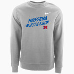 Massena Red Raiders <span class="pdp-name-mascot">Massena Raiders</span> Nike Men's Club Fleece Crew Front Thumbnail