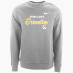Green Acres Grizzlies <span class="pdp-name-mascot">Green Acres School Grizzlies</span> Nike Men's Club Fleece Crew Front Thumbnail