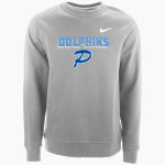 PALISADES CHARTER HIGH SCHOOL DOLPHINS <span class="pdp-name-mascot">PALISADES DOLPHINS</span> Nike Men's Club Fleece Crew Front Thumbnail