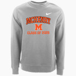 McHENRY COMM HIGH SCHOOL WARRIORS <span class="pdp-name-mascot">McHENRY WARRIORS</span> Nike Men's Club Fleece Crew Front Thumbnail