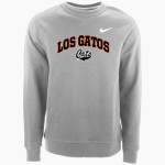 LOS GATOS HIGH SCHOOL WILDCATS <span class="pdp-name-mascot">LOS GATOS WILDCATS</span> Nike Men's Club Fleece Crew Front Thumbnail