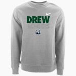 Drew Rangers <span class="pdp-name-mascot">Drew University Rangers</span> Nike Men's Club Fleece Crew Front Thumbnail