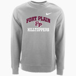 FORT PLAIN HIGH SCHOOL HILLTOPPERS Nike Men's Club Fleece Crew Front Thumbnail