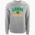 LANAI HIGH SCHOOL The Online Store <span class="pdp-name-mascot">LANAI PINE LADS /PINE LASSES</span> Nike Men's Club Fleece Crew Front Thumbnail