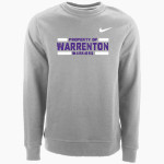 Warrenton Warriors Nike Men's Club Fleece Crew Front Thumbnail