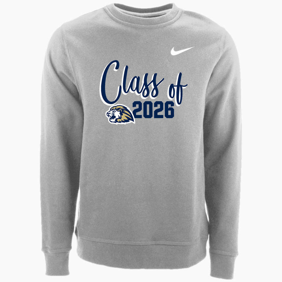 Calvary Lions Nike Men's Club Fleece Crew