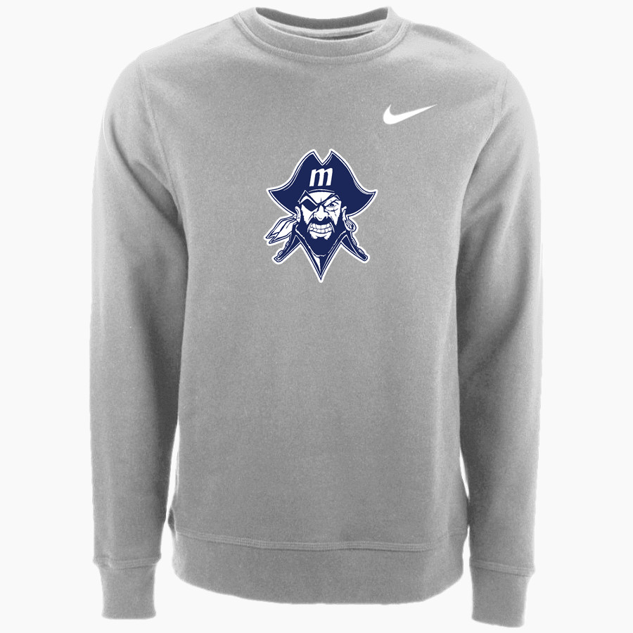 Modesto Junior College Pirates Nike Men's Club Fleece Crew