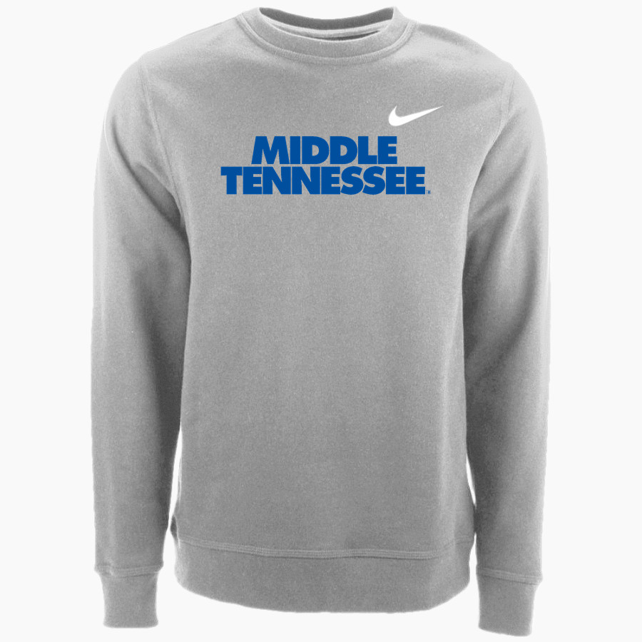 MTSU Blue Raiders <span class="pdp-name-mascot">MTSU Blue Raiders</span> Nike Men's Club Fleece Crew