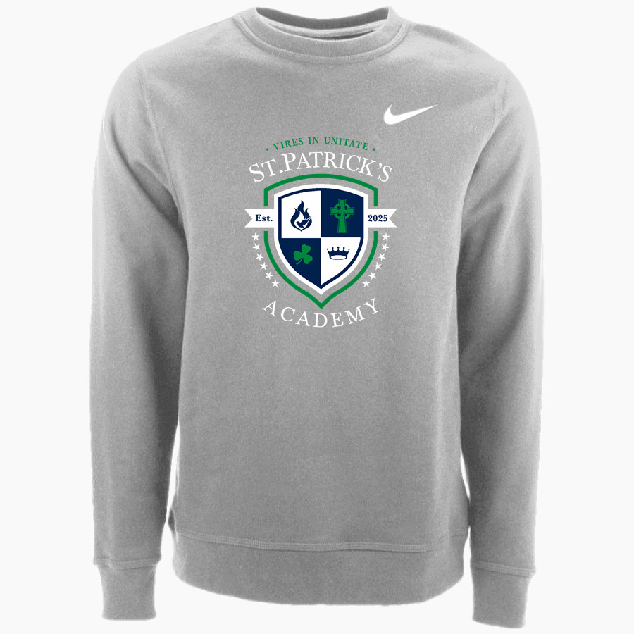 St. Patrick's Academy Wolfhounds <span class="pdp-name-mascot">Great Falls Central Catholic H S Mustangs</span> Nike Men's Club Fleece Crew