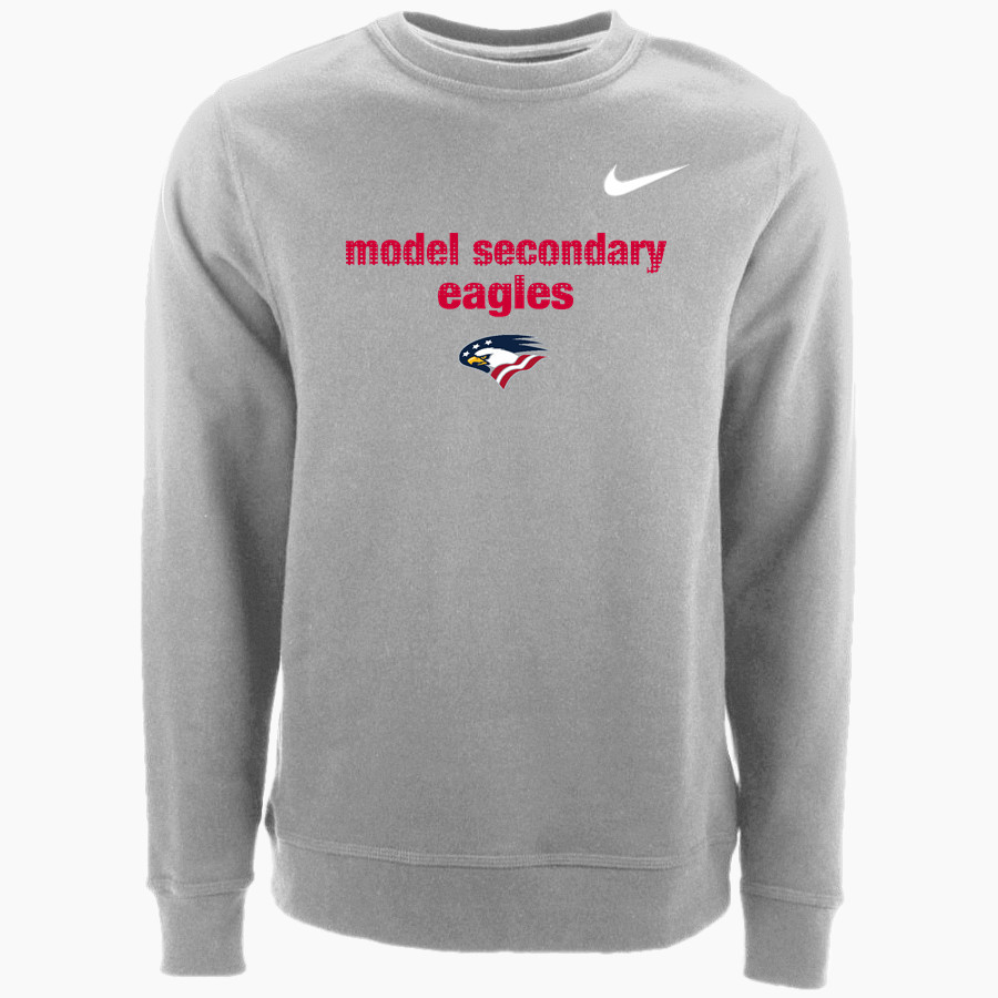 Model Secondary School for the Deaf Eagles Nike Men's Club Fleece Crew
