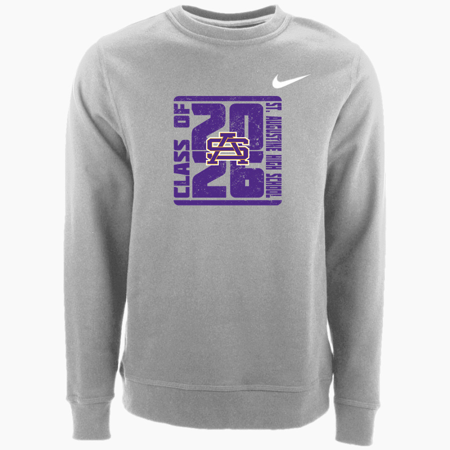 ST. AUGUSTINE HIGH SCHOOL PURPLE KNIGHTS <span class="pdp-name-mascot">SAINT AUGUSTINE PURPLE KNIGHTS</span> Nike Men's Club Fleece Crew