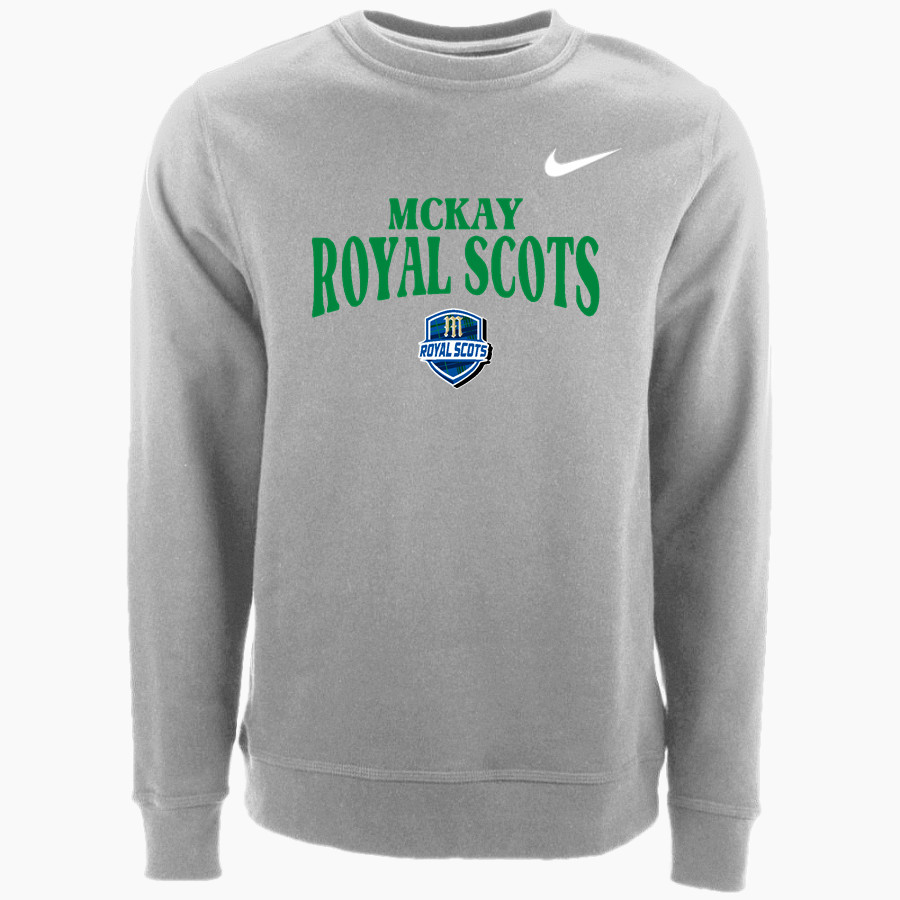 MCKAY HIGH SCHOOL ROYAL SCOTS Nike Men's Club Fleece Crew