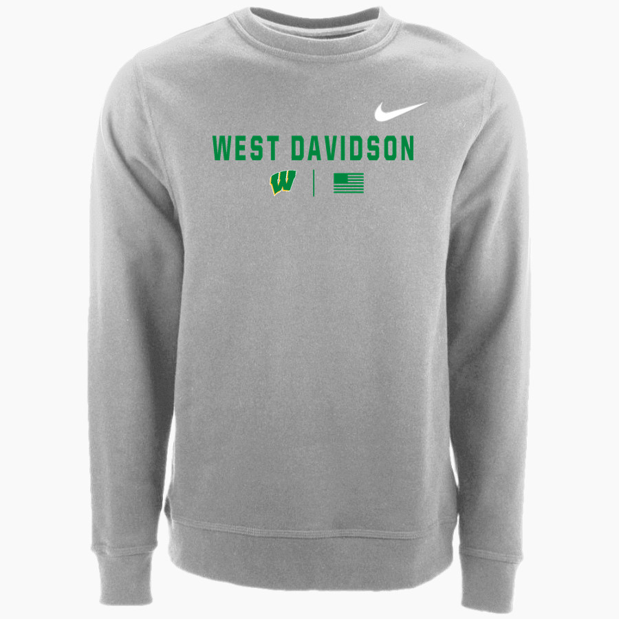 WEST DAVIDSON HIGH SCHOOL DRAGONS Nike Men's Club Fleece Crew