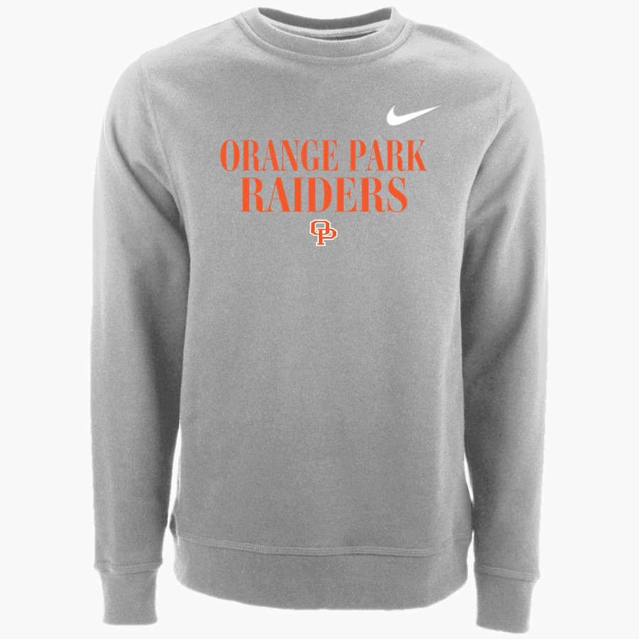 ORANGE PARK HIGH SCHOOL RAIDERS Nike Men's Club Fleece Crew